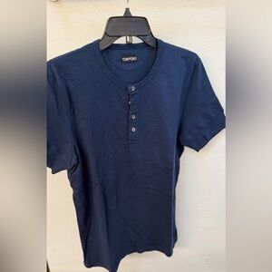 Tom Ford Navy Short Sleeve Tee